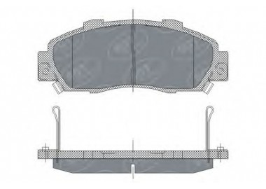             Stabdžių kaladėlių komplektas abiems priekiniams ratams SP 253 gera kaina internetu
        