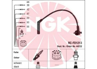             Laidų komplektas žvakėms 44222 gera kaina internetu
        