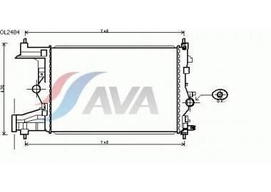             Radiatorius variklio aušinimo OL2484 gera kaina internetu
        