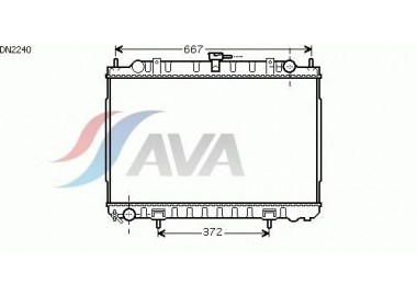             Radiatorius variklio aušinimo DN2240 gera kaina internetu
        